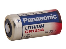 Nenabíjecí fotobaterie CR123A Panasonic Lithium 1ks Blistr
