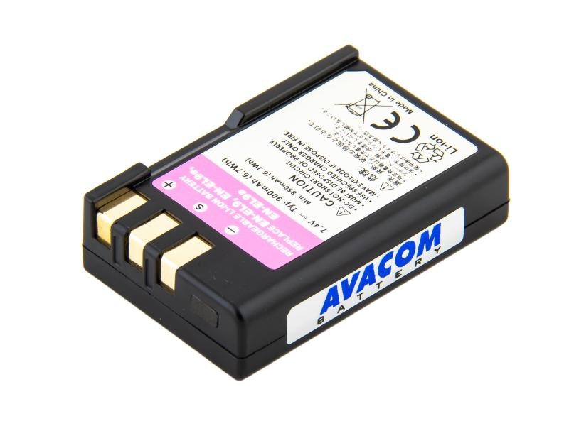 AVACOM DINI-EL9-531N2 Li-Ion 7.4V 900mAh - neoriginální - Baterie Nikon EN-EL9, EN-EL9A, EN-EL9E Li-Ion 7.4V 900mAh 6.7Wh