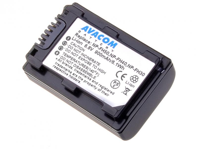 AVACOM VISO-FH50-142 Li-Ion 6.8V 750mAh - neoriginální - Baterie Sony NP-FH30, FH40, FH50 Li-Ion 6.8V 750mAh 5.1Wh
