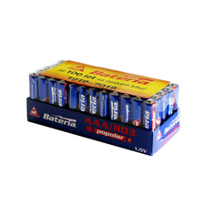 Popular R03 60ks - rodinné balení|Mikrotužkové baterie 