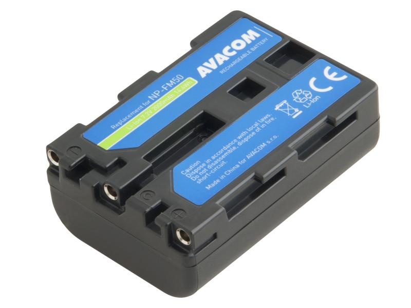 AVACOM VISO-FM50-B2000 Li-Ion 7.2V 2000mAh - neoriginální - Baterie Sony NP-FM50, FM51 Li-Ion 7.2V 2000mAh 14.4Wh