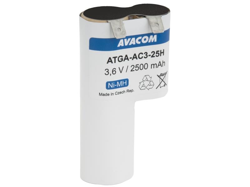 AVACOM ATGA-AC3-25H Ni-MH 3,6V 2500mAh - neoriginální - Baterie pro nůžky na plot Gardena typ ACCU 3 Ni-MH 3,6V 2500mAh