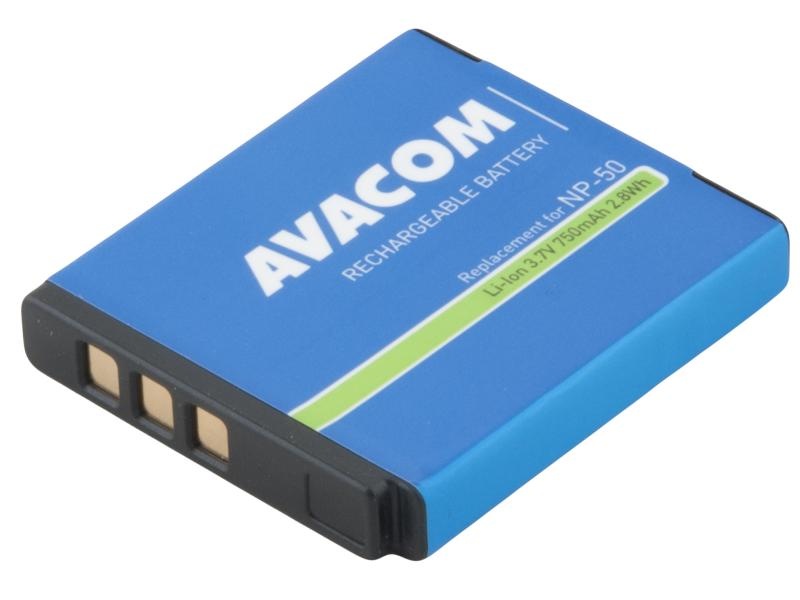 AVACOM DIFU-NP50-B750 Li-Ion 3.7V 750mAh - neoriginální - Baterie Fujifilm NP-50 Li-Ion 3.7V 750mAh 2.8Wh