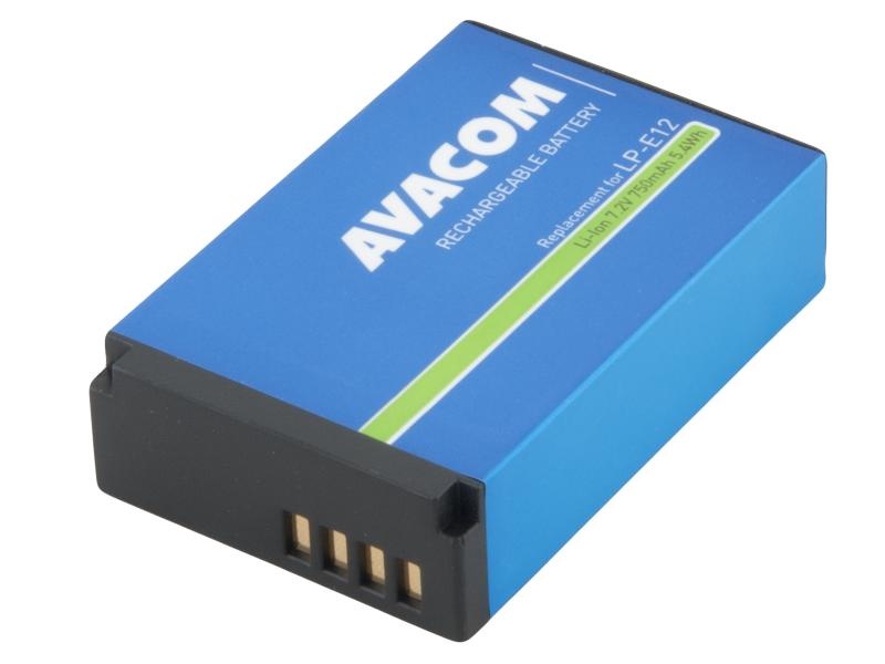 AVACOM DICA-LP12-B750 Li-Ion 7.2V 750mAh - neoriginální - Baterie Canon LP-E12 Li-Ion 7.2V 750mAh 5.4Wh