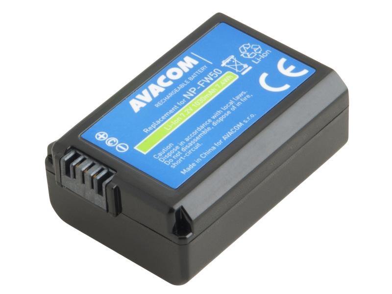 AVACOM DISO-FW50-B1030 Li-Ion 7.2V 1030mAh - neoriginální - Baterie Sony NP-FW50 Li-Ion 7.2V 1030mAh 7.4Wh