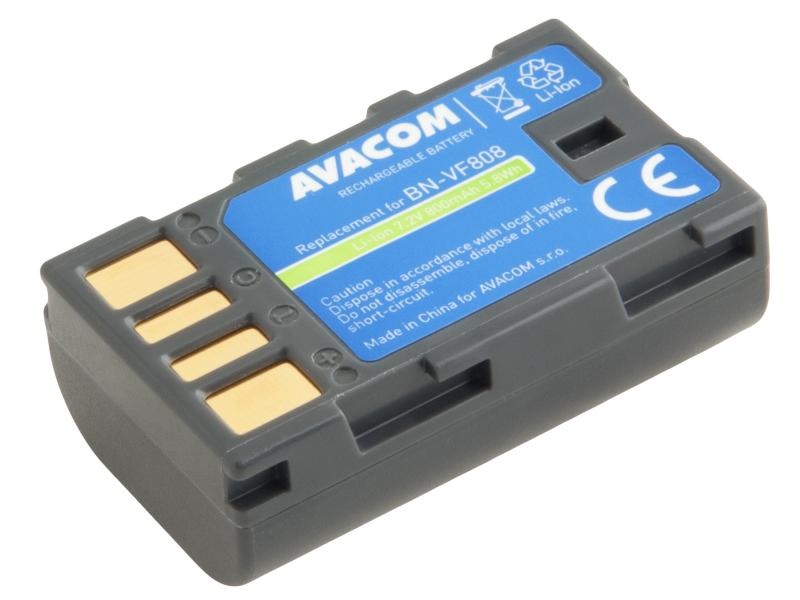 AVACOM VIJV-808-B800 Li-Ion 7.2V 800mAh - neoriginální - Baterie JVC BN-VF808, VF815, VF823 Li-Ion 7.2V 800mAh  5.8Wh