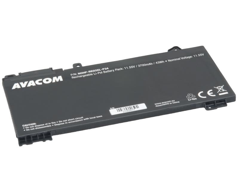 AVACOM NOHP-RE03XL-P34 Li-Pol 11,55V 3700mAh - neoriginální - Baterie HP Probook 430, 440, 450 G6 Li-Pol 11,55V 3700mAh