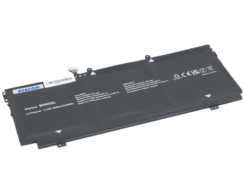 AVACOM NOHP-SH03XL-61P Li-Pol 11,55V 5000mAh - neoriginální - Baterie HP Spectre X360 13-W series Li-Pol 11,55V 5000mAh 58Wh