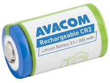 Nabíjecí fotobaterie Avacom CR2 3V 200mAh 0.6Wh - AVACOM DICR-RCR2-200 - neoriginální