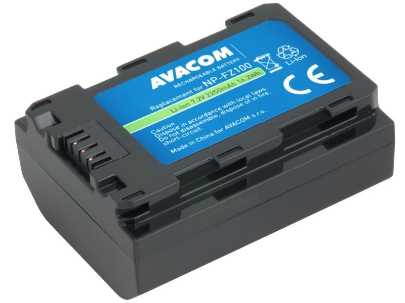 AVACOM DISO-FZ10-B2250 Li-Ion 7.2V 2250mAh - neoriginální - Baterie Sony NP-FZ100 Li-Ion 7.2V 2250mAh 16.2Wh