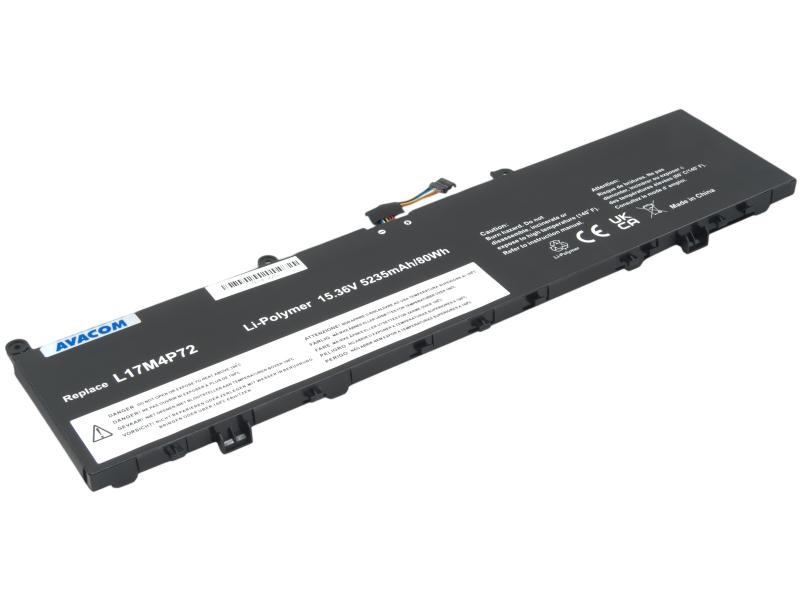 AVACOM NOLE-P1-61P Li-Pol 15,36V 5235mAh - neoriginální - Baterie Lenovo ThinkPad P1 Gen.1, Gen2. Li-Pol 15,36V 5235mAh 80Wh