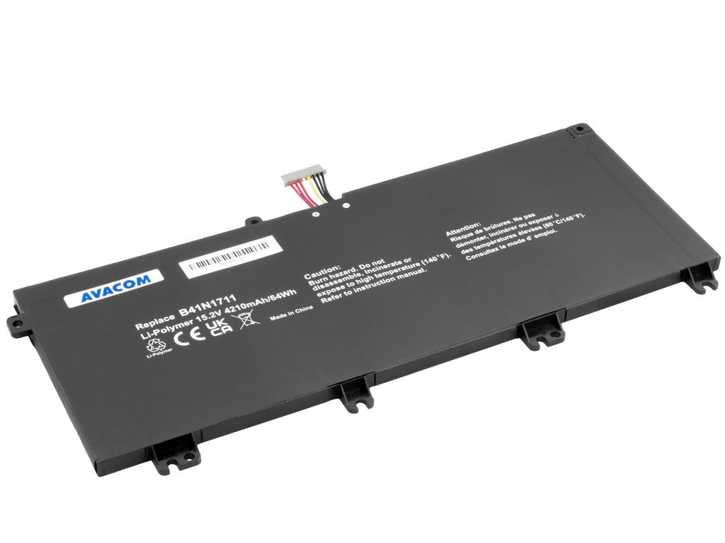 AVACOM NOAS-FX705-68P Li-Pol 15,2V 4210mAh - neoriginální - Baterie Asus FX705, GL503 Li-Pol 15,2V 4210mAh 64Wh