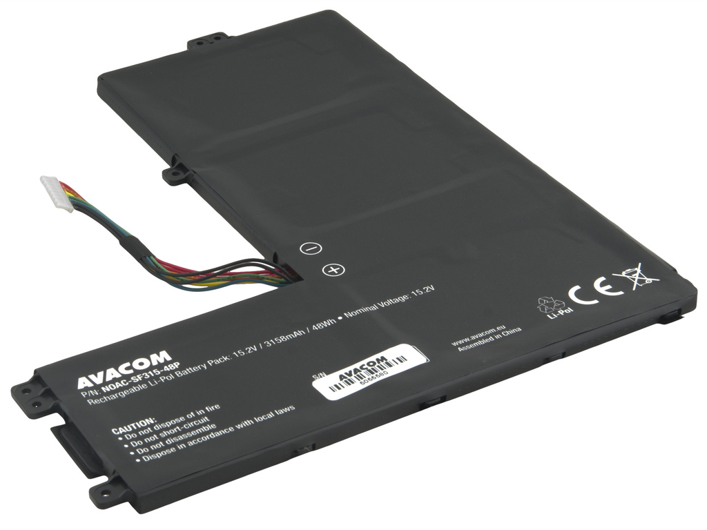 AVACOM NOAC-SF315-48P Li-Pol 15,2V 3158mAh - neoriginální - Baterie Acer Swift SF315 Li-Pol 15,2V 3158mAh 48Wh