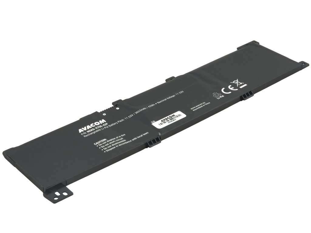 AVACOM NOAS-X705-42P Li-Pol 11,52V 3653mAh - neoriginální - Baterie Asus VivoBook X705 Li-Pol 11,52V 3653mAh 42Wh