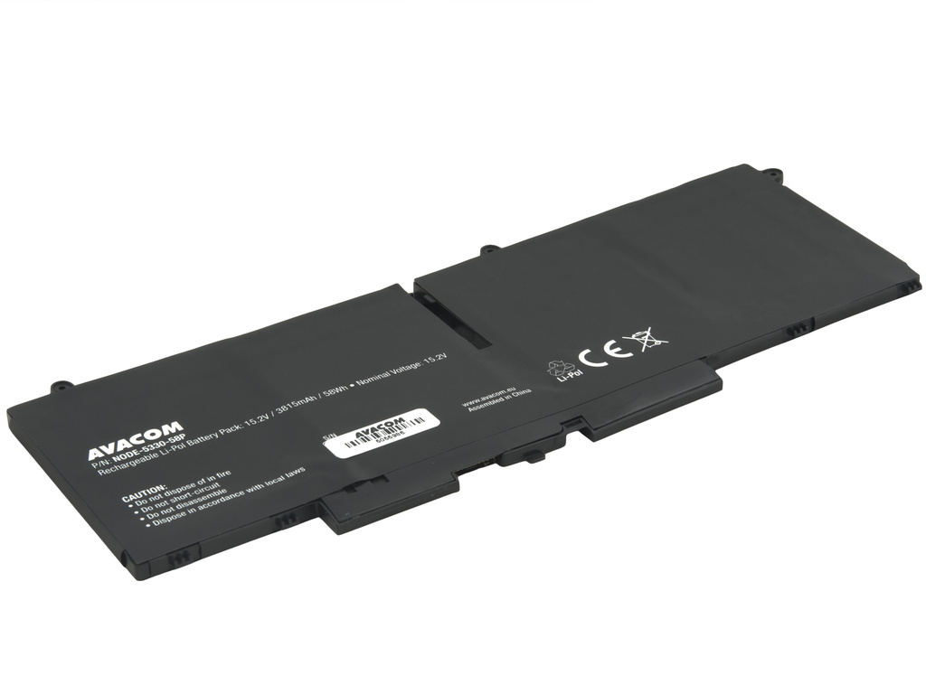 AVACOM NODE-5330-58P Li-Pol 15,2V 3815mAh - neoriginální - Baterie Dell Latitude 5330, 5530 Li-Pol 15,2V 3815mAh 58Wh