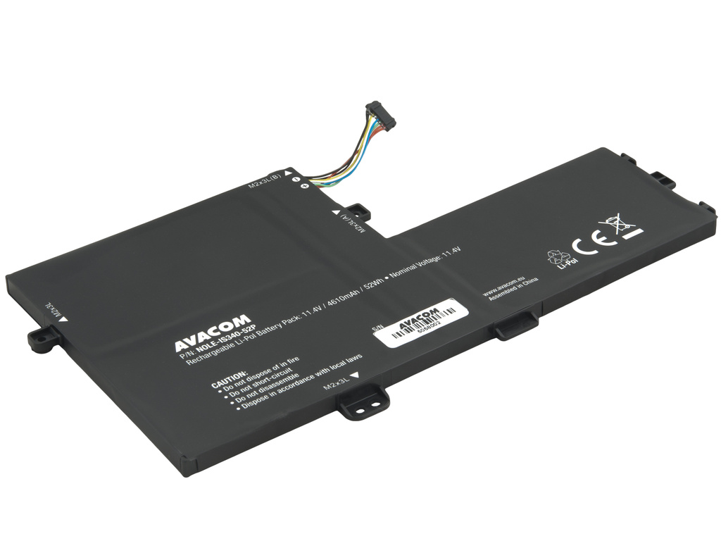 AVACOM NOLE-IS340-52P Li-Pol 11,4V 4610mAh - neoriginální - Baterie Lenovo IdeaPad C340, S340 Li-Pol 11,4V 4610mAh 52Wh