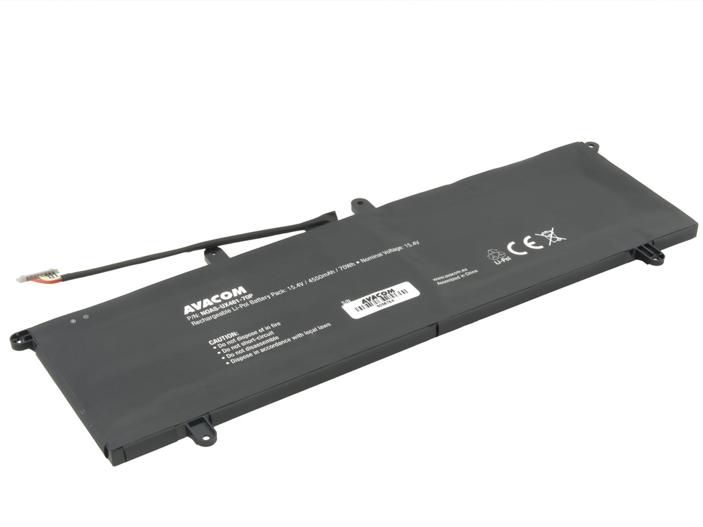 AVACOM NOAS-UX481-70P Li-Pol 15,4V 4550mAh - neoriginální - Baterie Asus ZenBook Duo UX481 Li-Pol 15,4V 4550mAh 70Wh