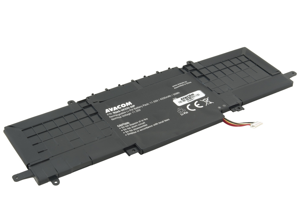 AVACOM NOAS-UX333-50P Li-Pol 11,55V 4335mAh - neoriginální - Baterie Asus ZenBook UX333 Li-Pol 11,55V 4335mAh 50Wh
