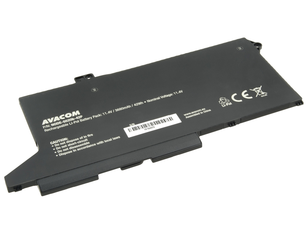 AVACOM NODE-5520b-42P Li-Pol 11,4V 3680mAh - neoriginální - Baterie Dell Latitude 5420, 5520 Li-Pol 11,4V 3680mAh 42Wh