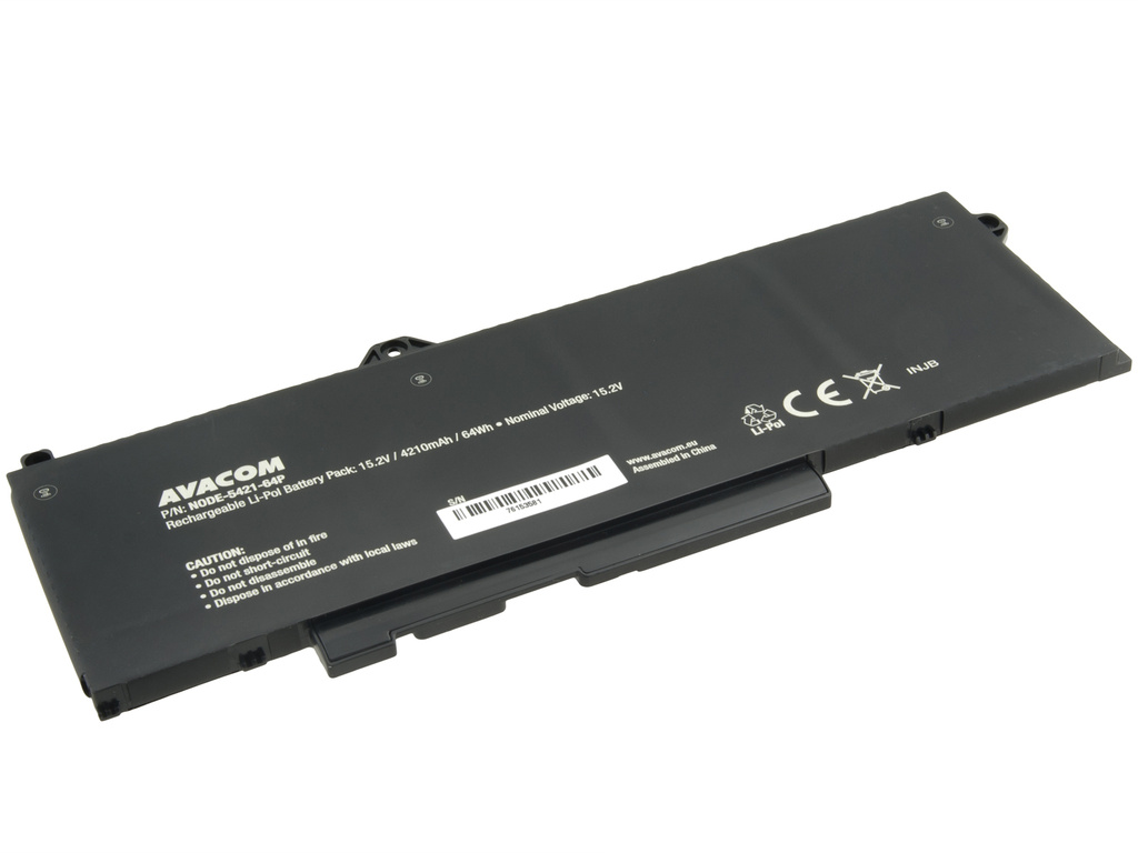 AVACOM NODE-5421-64P Li-Pol 15,2V 4210mAh - neoriginální - Baterie Dell Latitude 5421, 5431 Li-Pol 15,2V 4210mAh 64Wh