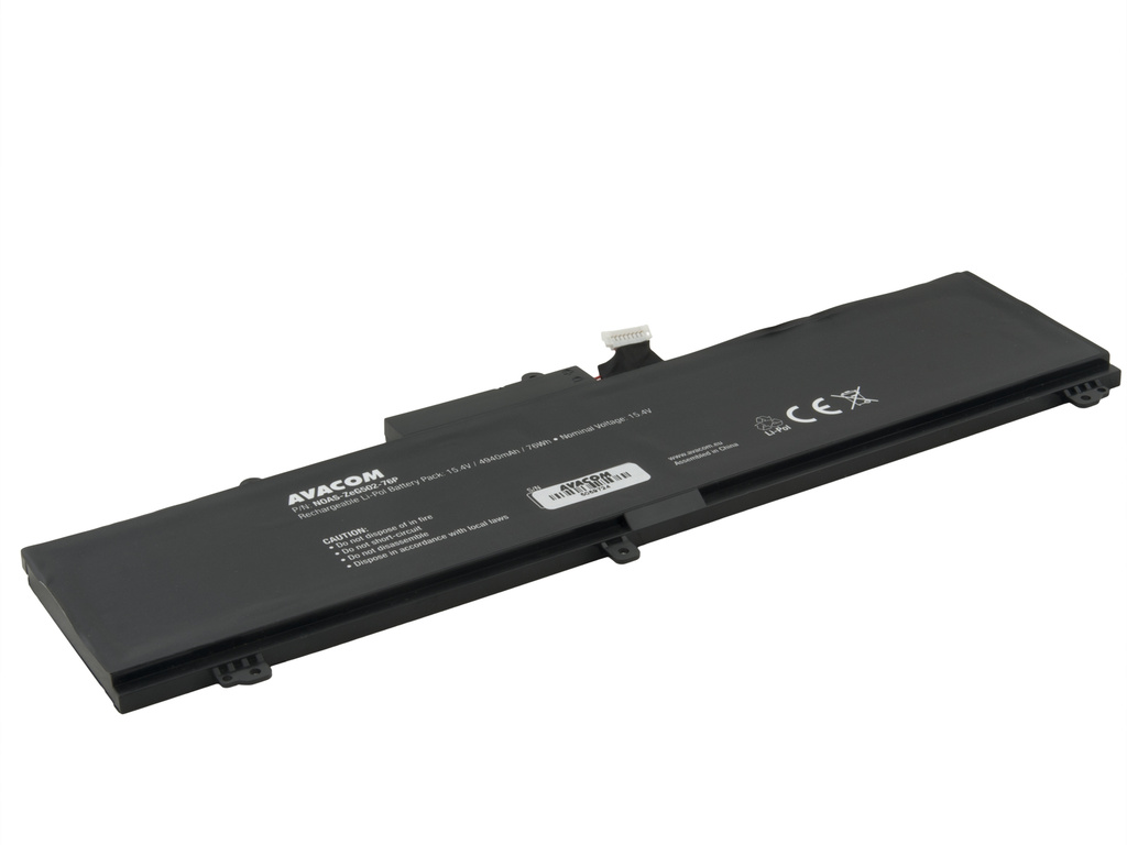 AVACOM NOAS-ZeG502-76P Li-Pol 15,4V 4940mAh - neoriginální - Baterie Asus ROG Zephyrus G Ga502, M Gu502 Li-Pol 15,4V 4940mAh 76Wh