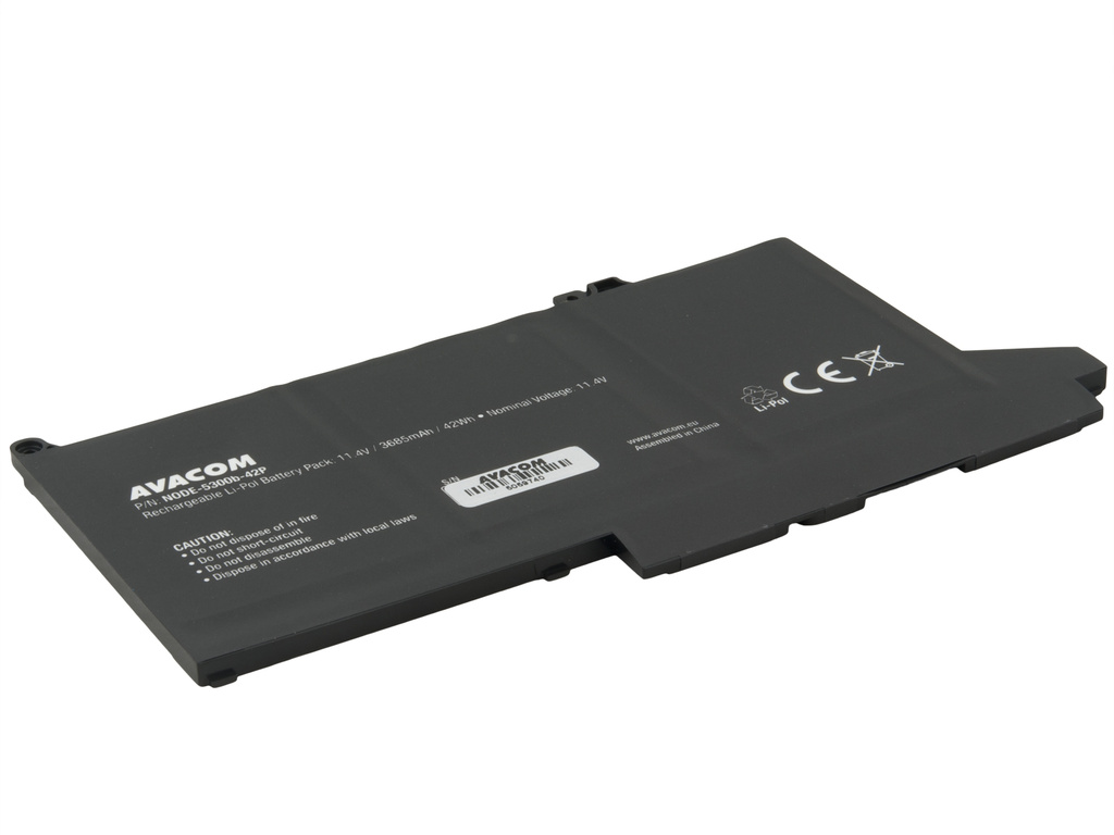 AVACOM NODE-5300b-42P Li-Pol 11,4V 3685mAh - neoriginální - Baterie Dell Latitude 5300, 5310, 7300 Li-Pol 11,4V 3685mAh 42Wh