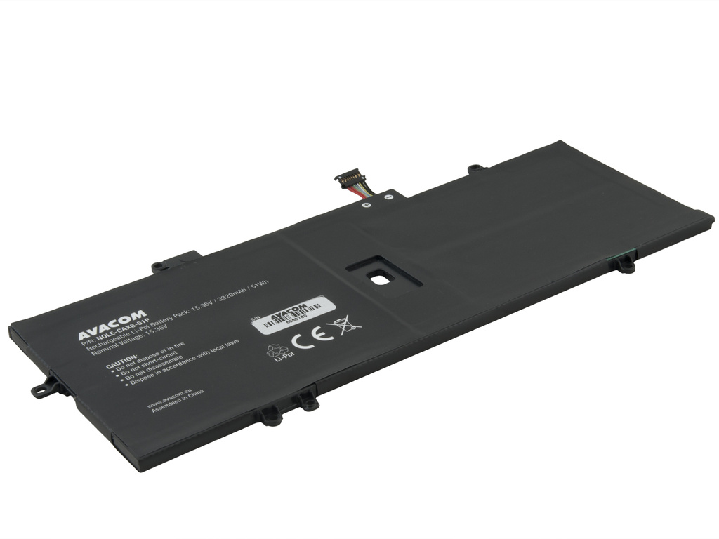 AVACOM NOLE-CAX8-51P Li-Pol 15,36V 3320mAh - neoriginální - Baterie Lenovo X1 Carbon Gen.7, Gen.8 Li-Pol 15,36V 3320mAh 51Wh