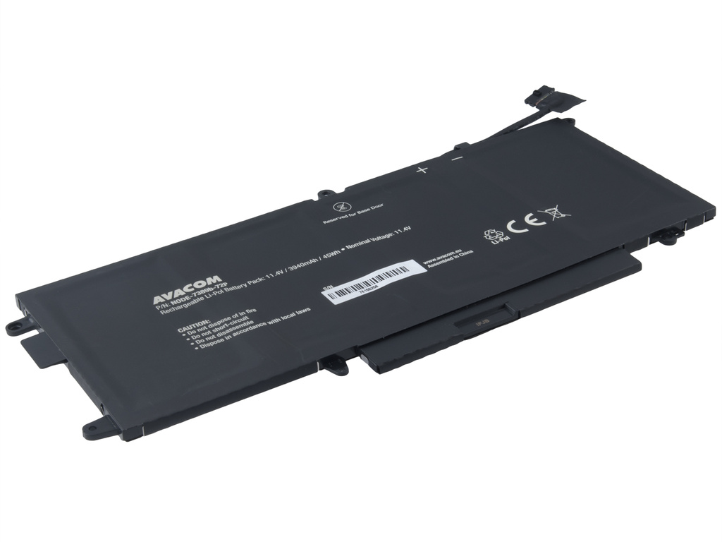 AVACOM NODE-7389b-72P Li-Pol 11,4V 3940mAh - neoriginální - Baterie Dell Latitude 7389, 7390 2-in-1 Li-Pol 11,4V 3940mAh 45Wh