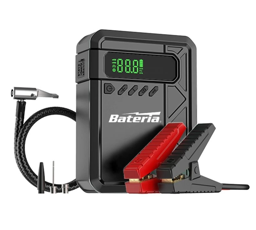 Startovací powerbanka 12V 1500 A s kompresorem – Bateria.cz