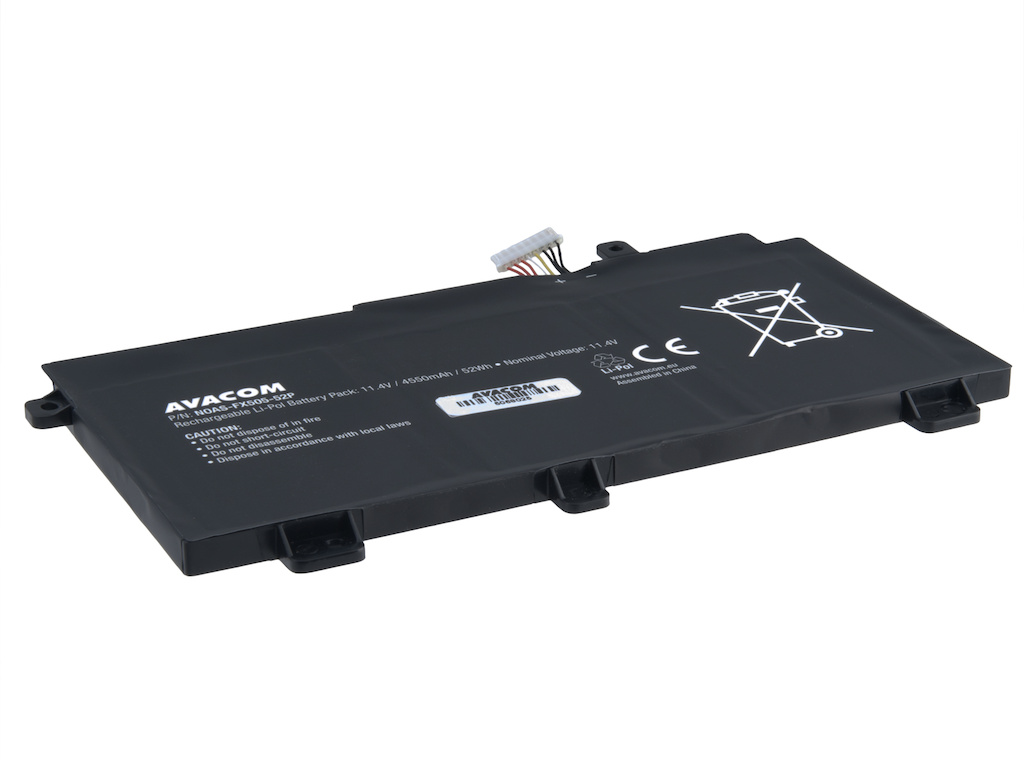 AVACOM NOAS-FX505-52P Li-Pol 11,4V 4550mAh - neoriginální - Baterie Asus TUF FX505, FX706 Li-Pol 11,4V 4550mAh 52Wh