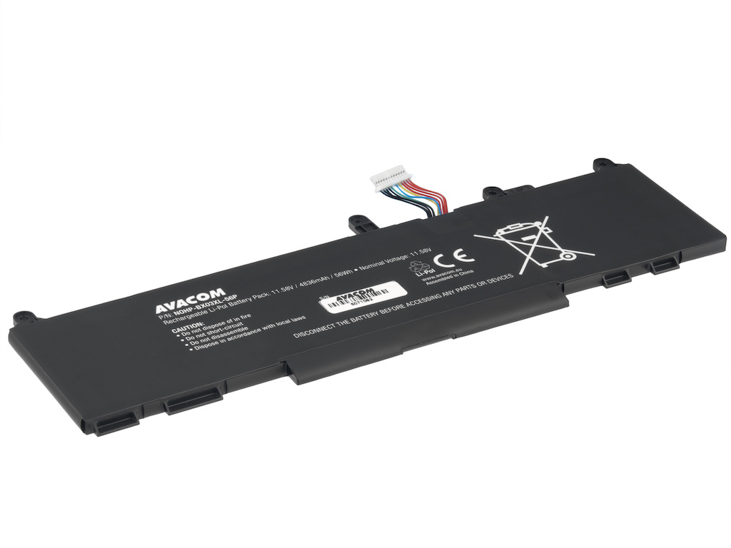 AVACOM NOHP-BX03XL-56P Li-Pol 11,58V 4836mAh - neoriginální - Baterie HP EliteBook 830 G11, 845 G11 BX03XL Li-Pol 11,58V 4836mAh 56Wh