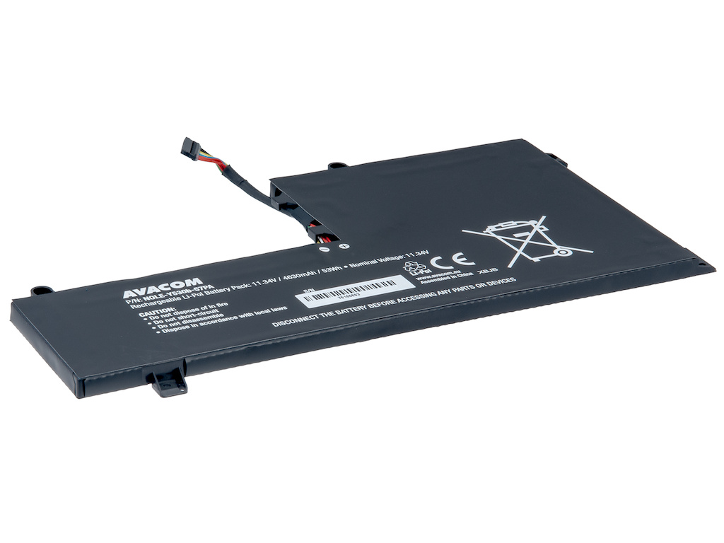 AVACOM NOLE-Y530b-57PA Li-Pol 11,34V 4630mAh - neoriginální - Baterie Lenovo Legion Y530-15ICH, Y540-17IRH  Li-Pol 11,34V 4630mAh 53Wh