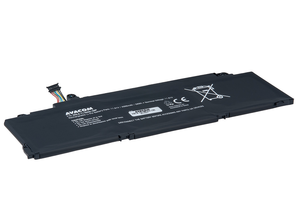 AVACOM NOLE-T14SG5-58P Li-Pol 11,61V 4998mAh - neoriginální - Baterie Lenovo ThinkPad T14s Gen.5, Gen.6  Li-Pol 11,61V 4998mAh 58Wh