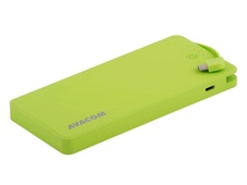 AVACOM externí baterie PWRB-8000G, Li-Pol články, kapacita 8000mAh, výstup 5V/2.1A+1A, barva světle zelená (PWRB-8000G)