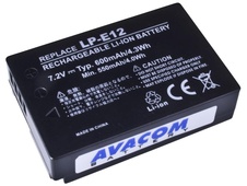 AVACOM DICA-LP12-345 Li-Ion 7.4V 600mAh - neoriginální - Baterie Canon LP-E12 Li-Ion 7.4V 600mAh 4.3Wh