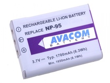 AVACOM DIFU-NP95-351 Li-Ion 3.7V 1700mAh - neoriginální - Baterie Fujifilm NP-95, Ricoh DB-90 Li-Ion 3.7V 1700mAh 6.3Wh